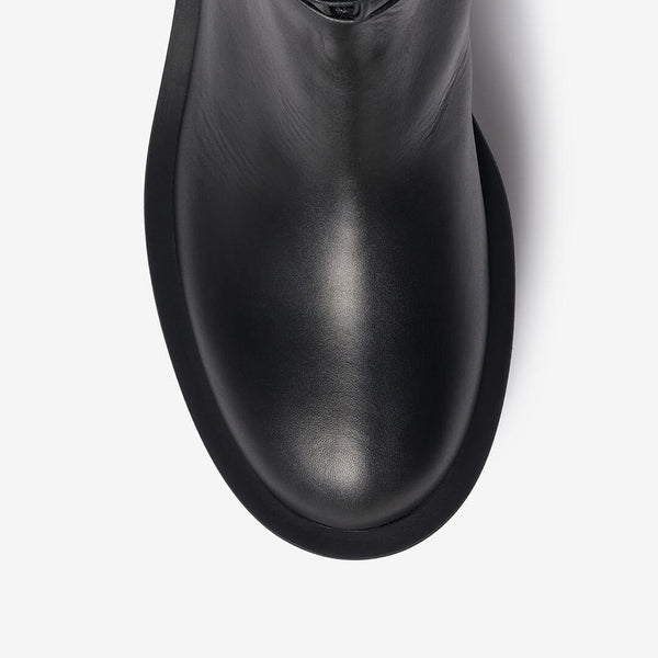 Ankle Boot in pelle nero donna