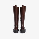 Women's leather riding boot