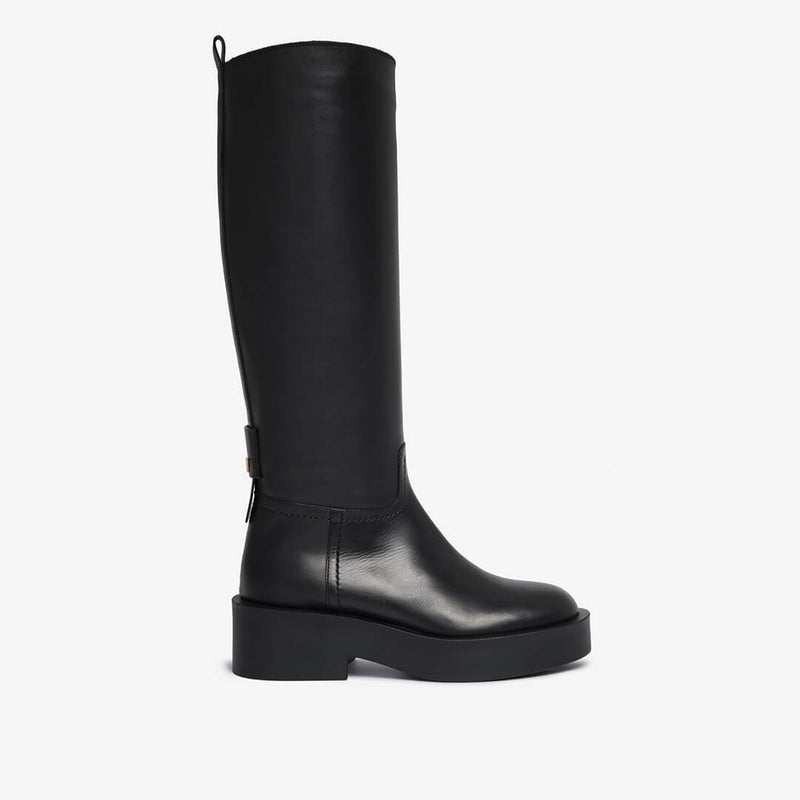 Women's leather riding boot