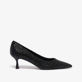 Aidia | Décolleté in pelle nero donna