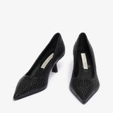 Aidia | Décolleté in pelle nero donna
