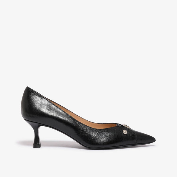 Alba | Décolleté in pelle nero donna