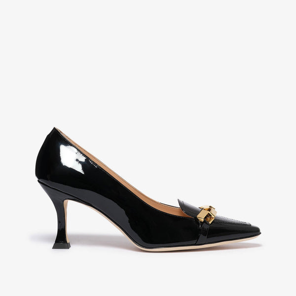 Antonia | Décolleté in vernice nero donna