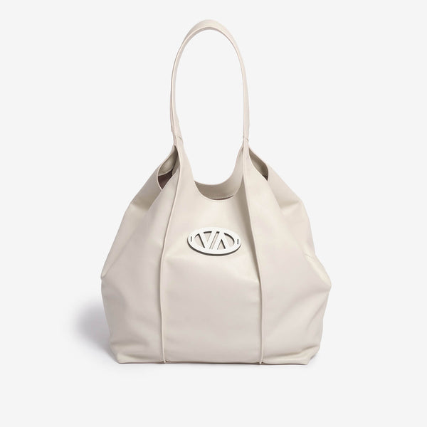 Borsa in pelle bianco