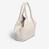White calf leather bag