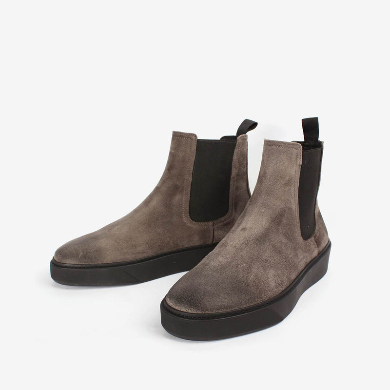 Grey slate men's chelsea boot