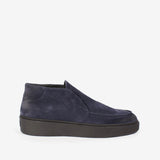 Blue men's slip-on ankle boot