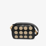 Tracollina in pelle nera
